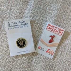 Collectible Lapel Pins-Bundle of Two